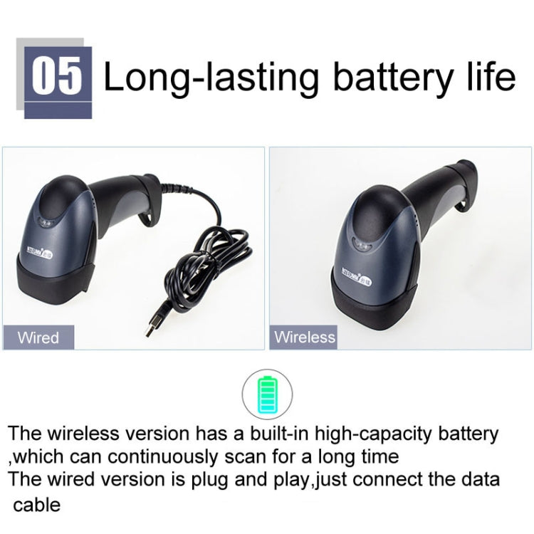 NETUM One-Dimensional Self-Sensing Code Sweeper Handheld Mobile Red Light Scanning Machine, Model: Wired With Bracket - free shipping - PMC TechLife - Order now!