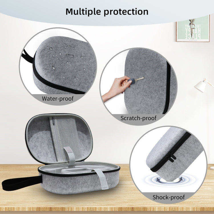 JYS-APP001 For Apple Vision Pro Headset Storage Bag VR Glasses Anti-Scrape Portable Bag, Color: Gray Linen - VR Accessories by JYS | Online Shopping South Africa | PMC Jewellery | Buy Now Pay Later Mobicred