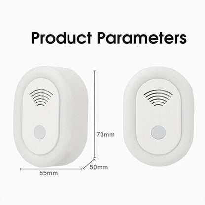 Adjustable Night Light Ultrasonic Mosquito Repeller Mini Home Electronic Mouse Repeller, Spec: EU Plug(White) - Repellents by PMC Jewellery | Online Shopping South Africa | PMC Jewellery | Buy Now Pay Later Mobicred