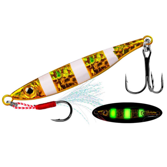 PROBEROS LF126 Long Casting Lead Fish Bait Freshwater Sea Fishing Fish Lures Sequins, Weight: 7g(Luminous Color A) - Fishing Lures by PROBEROS | Online Shopping South Africa | PMC Jewellery | Buy Now Pay Later Mobicred