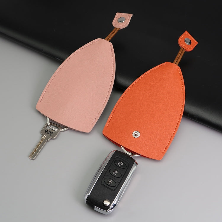 Pull-out Personalized Ladies Car Key Bag Portable Large Capacity Storage Key Cover, Color: Light Pink - Car Key Cases by PMC TechLife | Online Shopping South Africa | PMC TechLife