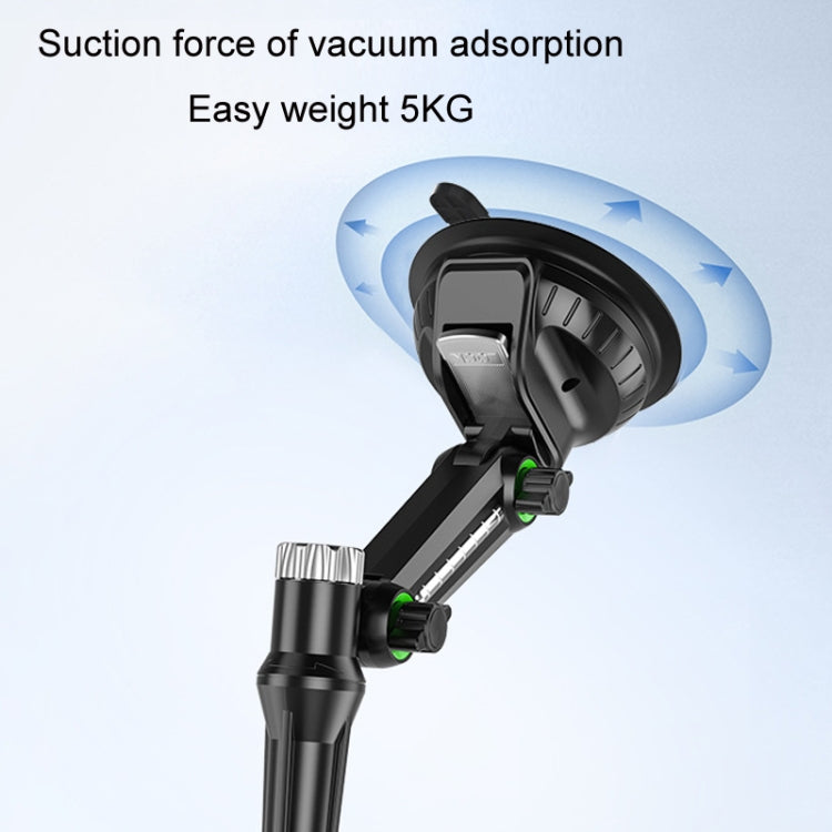 Car Windscreen Dashboard Suction Cup Phone Holder, Color: Extended Black - free shipping - PMC TechLife - Order now!