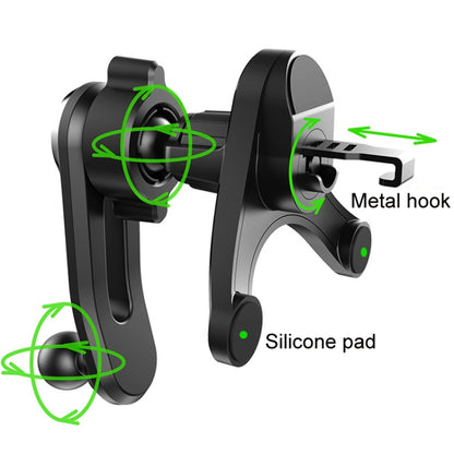 Car Air-conditioning Vent Y-shaped Base Mobile Phone Holder, Color: Tenth Generation Green - Car Holders by PMC Jewellery | Online Shopping South Africa | PMC Jewellery | Buy Now Pay Later Mobicred