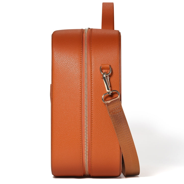 For Apple Vision Pro Headset Multifunctional Storage Bag Carrying Case(Brown) - VR Accessories by PMC TechLife | Online Shopping South Africa | PMC TechLife | Buy Now Pay Later Mobicred