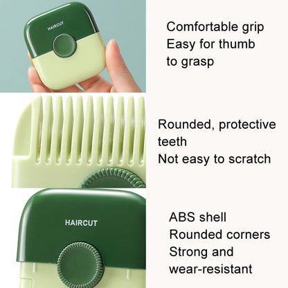 2 In 1 Hair Sharpener Comb Hair Clipper For Chopped Split Ends Cutting Thinning(Avocado Green) - Combs by PMC Jewellery | Online Shopping South Africa | PMC Jewellery | Buy Now Pay Later Mobicred