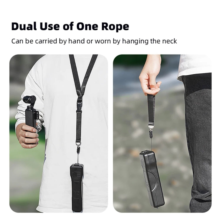 For DJI OSMO POCKET 3 BRDRC Waterproof Storage Box Protective Shell  With Lanyard(Black) - Case & Bags by BRDRC | Online Shopping South Africa | PMC TechLife | Buy Now Pay Later Mobicred
