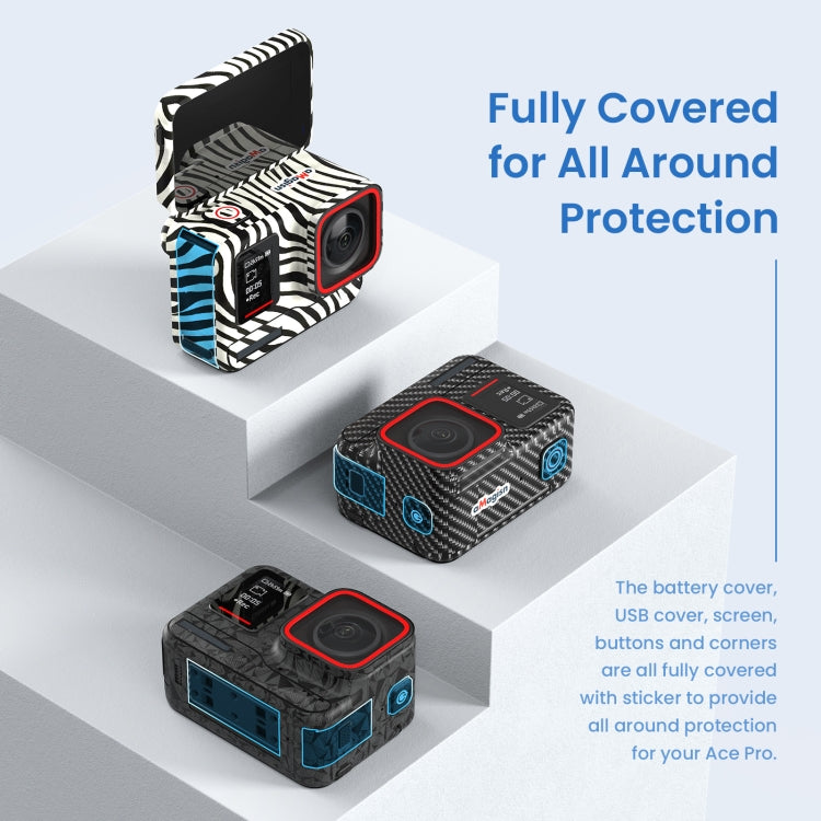 For Insta360 Ace Pro aMagisn Body Sticker Sports Camera Accessories(Triangle) - Protective Film & Stickers by aMagisn | Online Shopping South Africa | PMC TechLife | Buy Now Pay Later Mobicred