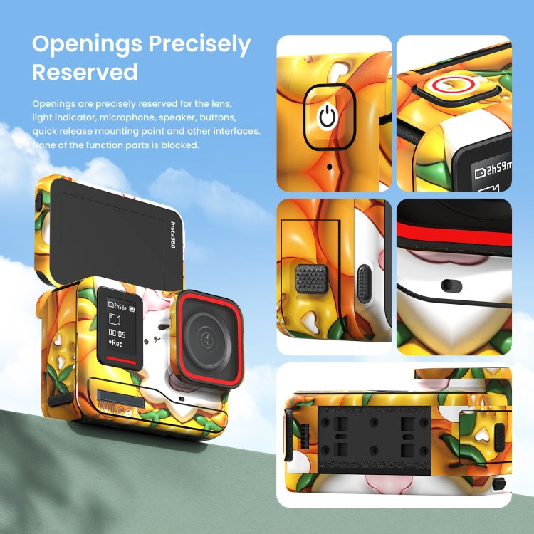 For Insta360 Ace Pro aMagisn Body Sticker Sports Camera Accessories(Triangle) - Protective Film & Stickers by aMagisn | Online Shopping South Africa | PMC TechLife | Buy Now Pay Later Mobicred