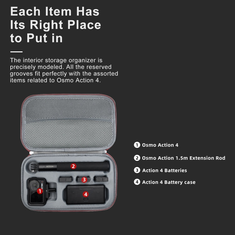For DJI Osmo Action 4 aMagisn Medium Storage Pack Protection Movement Camera Accessories - Case & Bags by aMagisn | Online Shopping South Africa | PMC TechLife | Buy Now Pay Later Mobicred