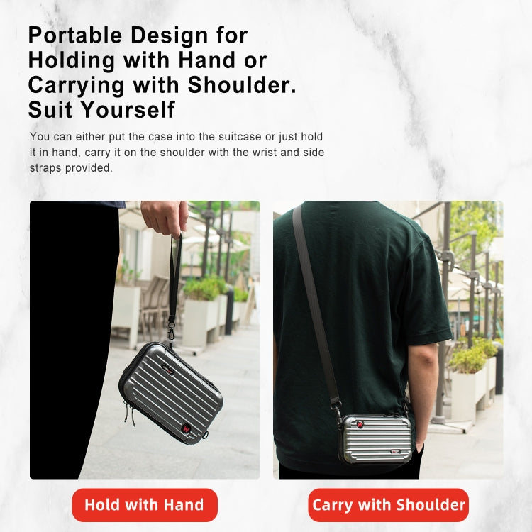 For DJI Osmo Action 4 / 3 aMagisn Small Organizer Bag Sports Camera Protective Accessories(Yellow) - free shipping - PMC TechLife - Order now!