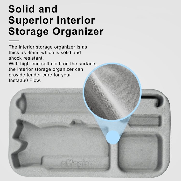 For Insta360 Flow aMagisn Medium Organizer Bag Gimbal Protector - Case & Bags by aMagisn | Online Shopping South Africa | PMC TechLife | Buy Now Pay Later Mobicred