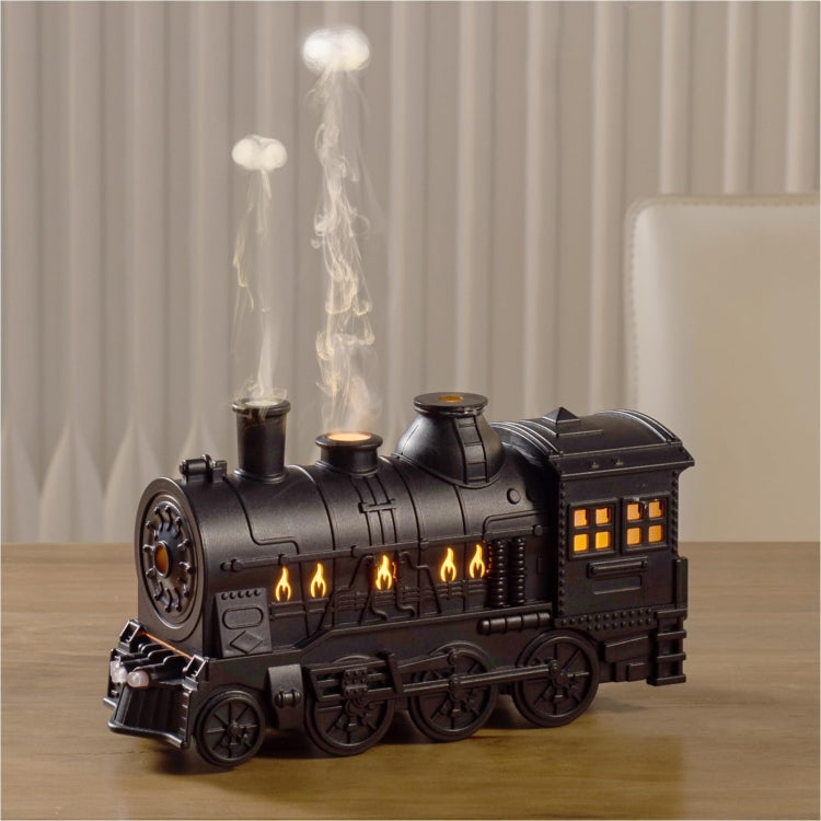 300ml Small Train Essential Oil Diffuser Humidifier With Remote Control EU Plug - free shipping - PMC TechLife - Order now!