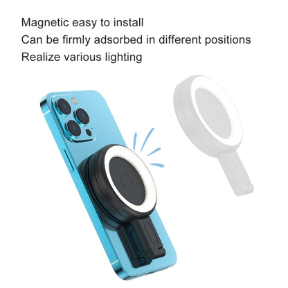 Cell Phone Magnetic Fill Light Portable Photo Pocket Lamp(Black) - Selfie Light by PMC Jewellery | Online Shopping South Africa | PMC Jewellery | Buy Now Pay Later Mobicred