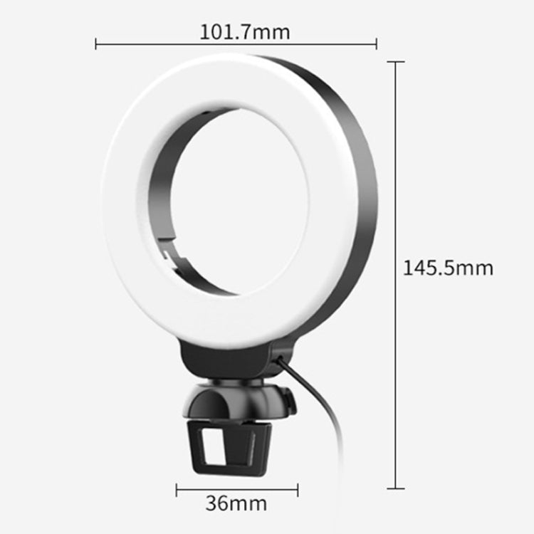 YRing48 4-Inch 48LEDs Laptop Camera Video Conference Live Beauty Ring Fill Light, Spec: Clip Set - free shipping - PMC TechLife - Order now!
