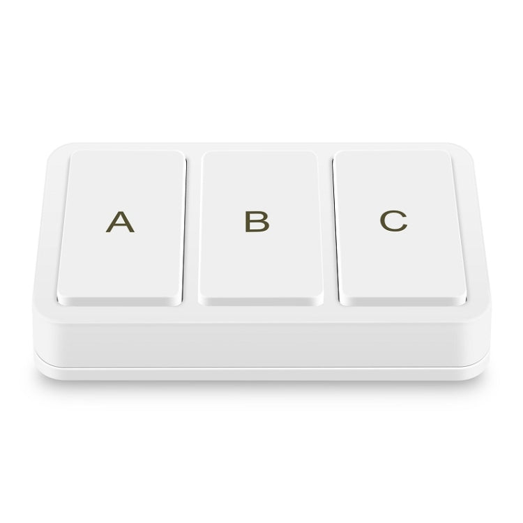 Zigbee Tuya Smart 3-key Situational Wireless Smart Switch(3 Road) - Smart Switch by PMC TechLife | Online Shopping South Africa | PMC TechLife | Buy Now Pay Later Mobicred