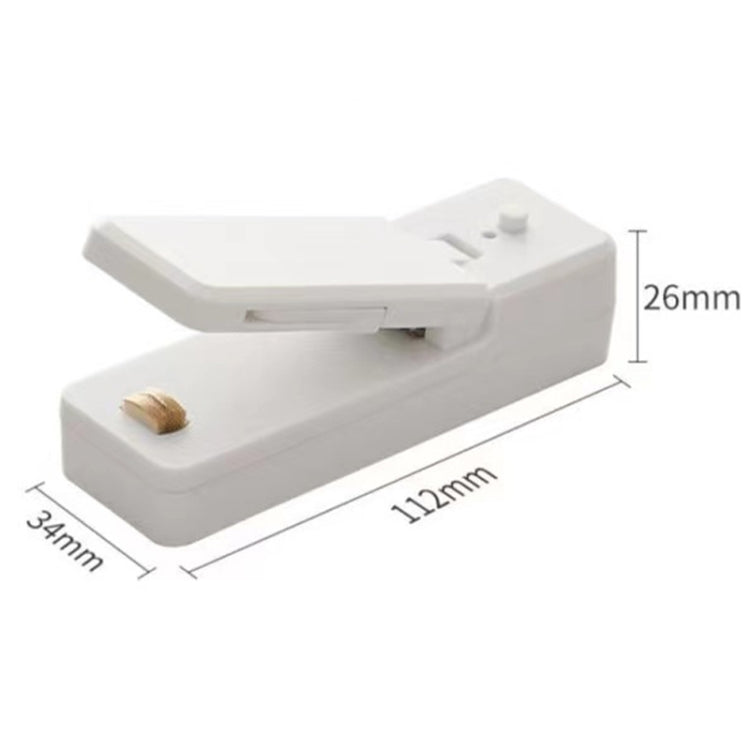 USB Charging Mini Magnetic Sealing Machine Portable Sealing Clip Food Moisture-proof Sealer(Black) - Preservation Supplies by PMC TechLife | Online Shopping South Africa | PMC TechLife | Buy Now Pay Later Mobicred