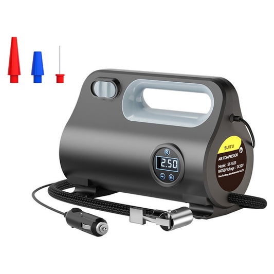 SUITU ST-5523 Vehicle Portable Pneumatic Pump With Cable Powerful Automobile Tire Inflator, Model: Digital - Inflatable Pump by SUITU | Online Shopping South Africa | PMC Jewellery