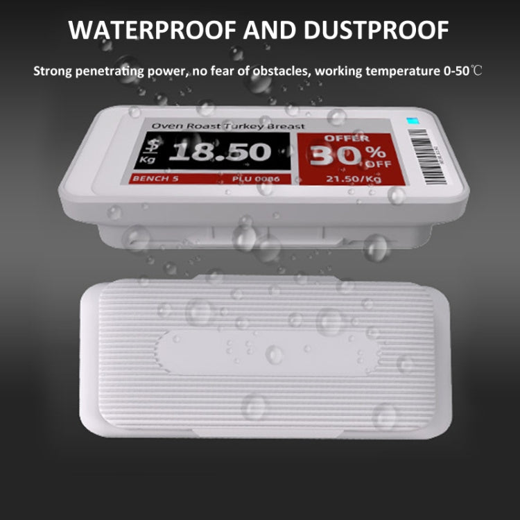 2.1 Inch E-ink Screen Bluetooth Smart Electronic Labels Support Custom Text/Picture/QR Code/Barcode - Store & Supermarket Supplies by PMc TechLife | Online Shopping South Africa | PMc TechLife | Buy Now Pay Later Mobicred