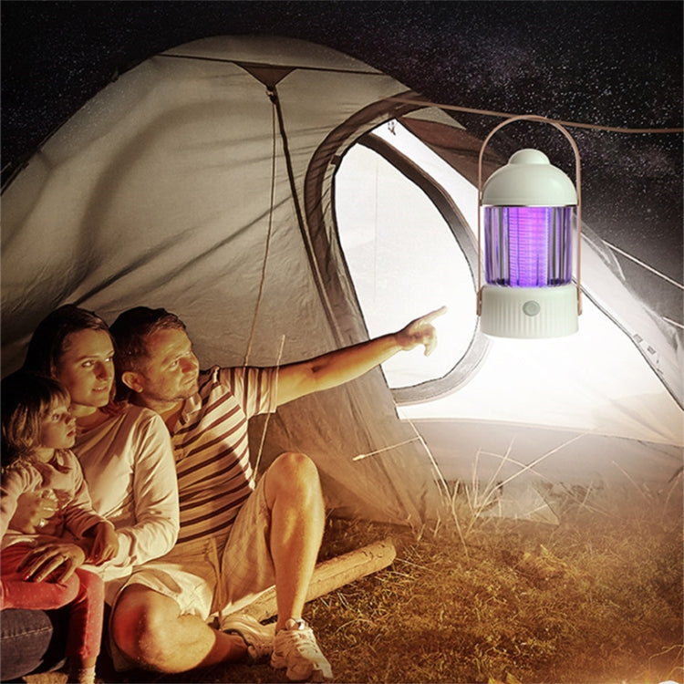 Electric Shock Type Home Night Light Mosquito Killer Outdoor Camping Lamp, Spec: 4000 mAh(Yellow) - Repellents by PMC TechLife | Online Shopping South Africa | PMC TechLife | Buy Now Pay Later Mobicred