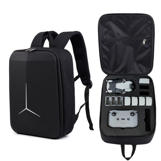 For DJI  Mini 4 PRO Backpack EVA Hard Shell Storage Bag(Black) - Backpacks & Bags by PMC Jewellery | Online Shopping South Africa | PMC Jewellery