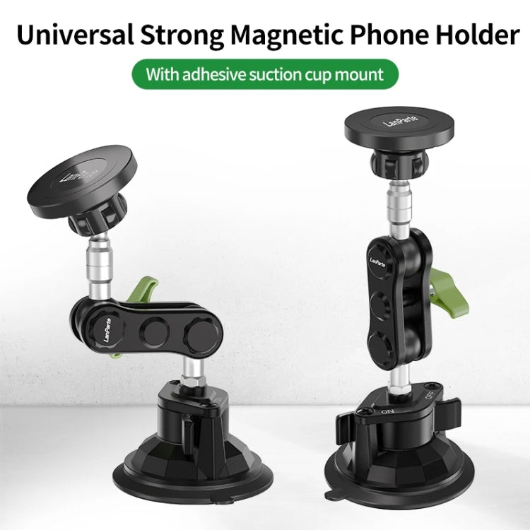 Lanparte Magnetic Car Phone Holder Adjustable Suction Cup Navigation Stand RBA-M01NL - Car Holders by Lanparte | Online Shopping South Africa | PMC Jewellery | Buy Now Pay Later Mobicred