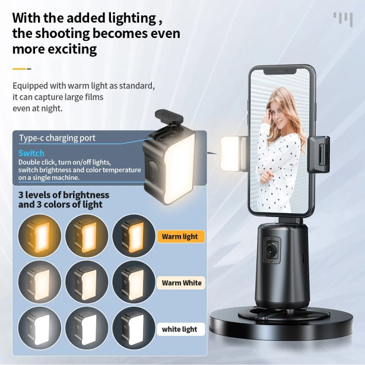 Pixel A200  Auto Tracking Gimbal Stabilizer 360 Degree Rotation Selfie Stick With Fill Light Set 3 - free shipping - PMC TechLife - Order now!