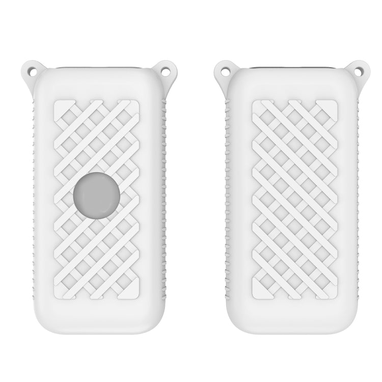 For Apple Vision Pro Battery Protective Case Silicone Cover(White) - VR Accessories by PMC TechLife | Online Shopping South Africa | PMC TechLife | Buy Now Pay Later Mobicred