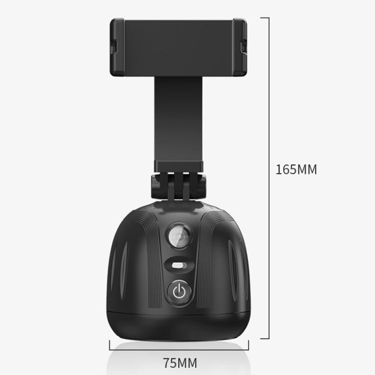 360 Degree Intelligent Follow Live Video Recording Desktop Stabilizer(Black) - Handheld Gimbals by PMC Jewellery | Online Shopping South Africa | PMC Jewellery | Buy Now Pay Later Mobicred