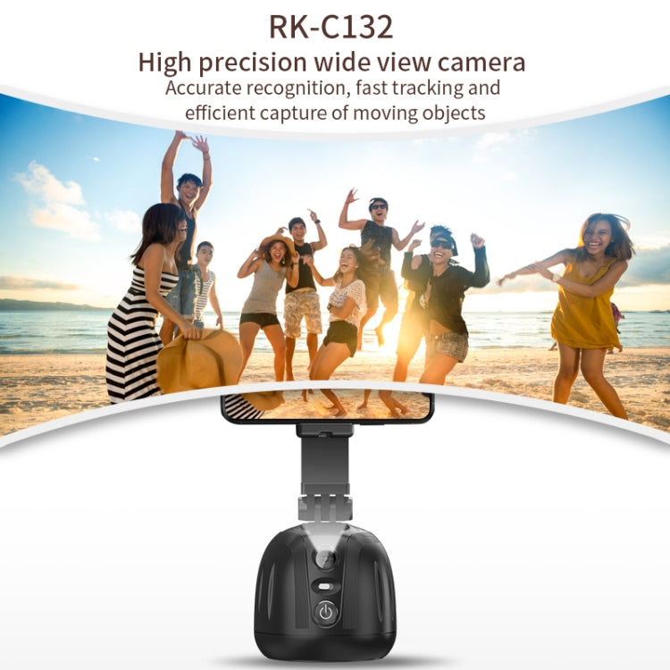 360 Degree Intelligent Follow Live Video Recording Desktop Stabilizer(White) - Handheld Gimbals by PMC TechLife | Online Shopping South Africa | PMC TechLife | Buy Now Pay Later Mobicred