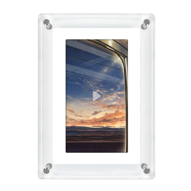 5 Inch HD Digital Photo Frame Crystal Advertising Player 1080P Motion Video Picture Display Player(EU Plug) - 1.5-7.0 inch by PMC Jewellery | Online Shopping South Africa | PMC Jewellery | Buy Now Pay Later Mobicred