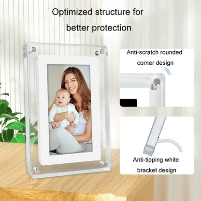 5 Inch HD Digital Photo Frame Crystal Advertising Player 1080P Motion Video Picture Display Player(UK Plug) - 1.5-7.0 inch by PMC Jewellery | Online Shopping South Africa | PMC Jewellery | Buy Now Pay Later Mobicred