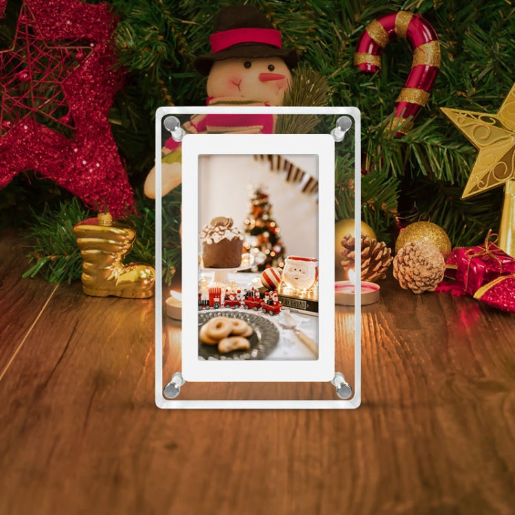 5 Inch HD Digital Photo Frame Crystal Advertising Player 1080P Motion Video Picture Display Player(EU Plug) - 1.5-7.0 inch by PMC Jewellery | Online Shopping South Africa | PMC Jewellery | Buy Now Pay Later Mobicred