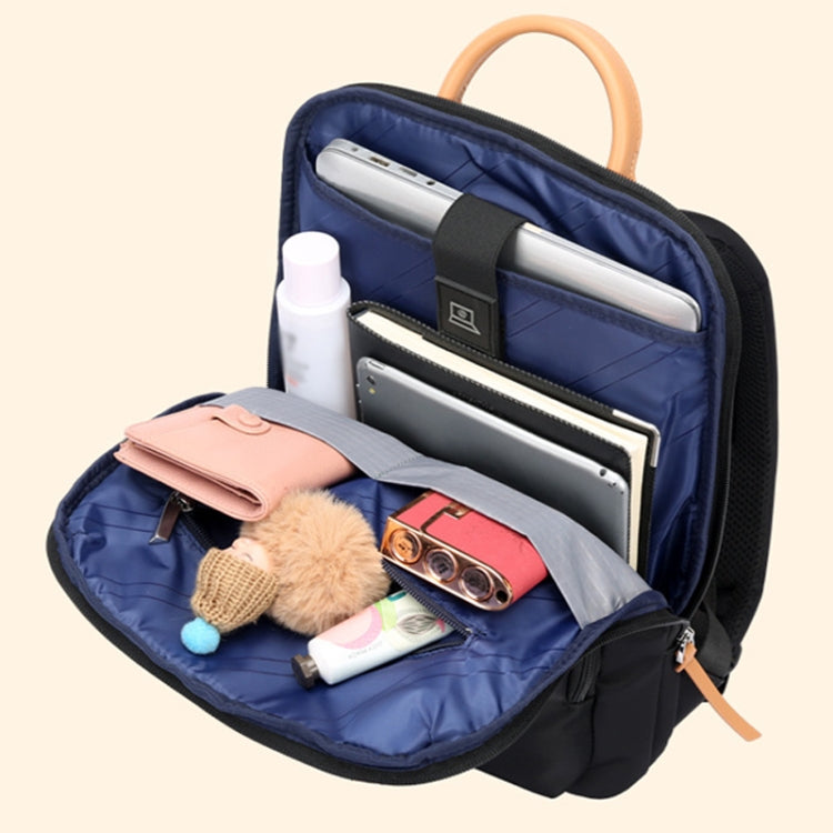 Bopai 62-126521 14-inch Laptop Thin and Light Business Waterproof Backpack(Blue) - free shipping - PMC Jewellery - Order now!