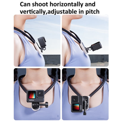 JOPREE Silicone Neck Mount Quick Release Holder For GoPro & Smartphone, Spec: 50cm Set 2 - Holder by JOPREE | Online Shopping South Africa | PMC Jewellery | Buy Now Pay Later Mobicred
