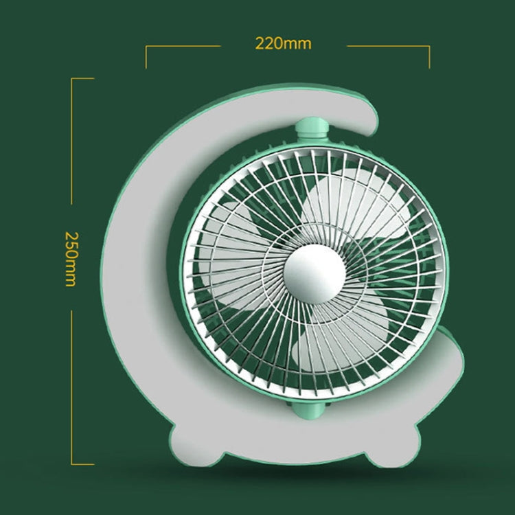 F11 USB Charging Cool Marquee Desktop Portable Fan(Mint Green) - Electric Fans by PMC TechLife | Online Shopping South Africa | PMC TechLife | Buy Now Pay Later Mobicred