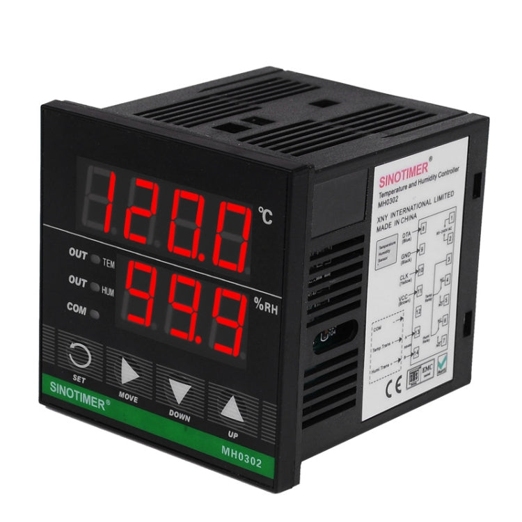 SINOTIMER MH0302 Intelligent High Precision Temperature Humidity Controller Digital Display Temperature and Humidity Meter - free shipping - PMC TechLife - Order now!