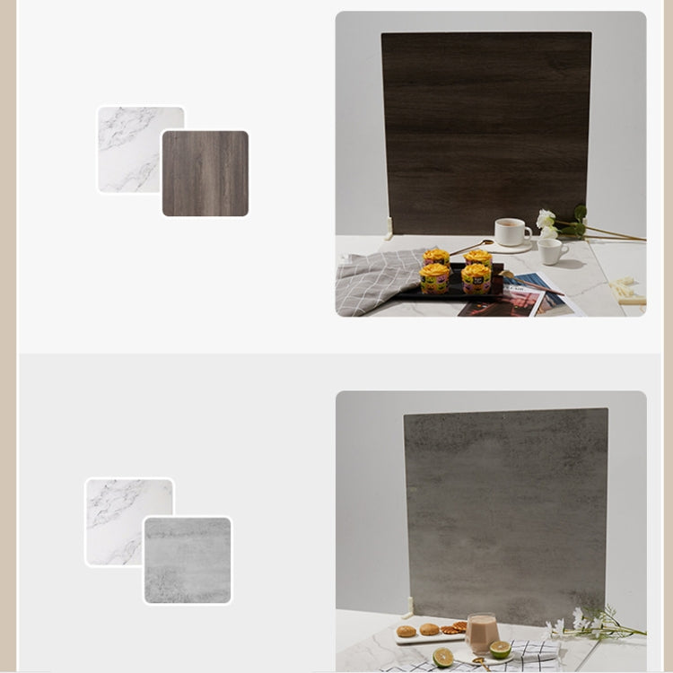 2pcs 60cm Double-Sided Background Board + 7pcs Backdrop Paper Photography Props Set, Spec: Set 2 - Solid Color by PMC TechLife | Online Shopping South Africa | PMC TechLife | Buy Now Pay Later Mobicred