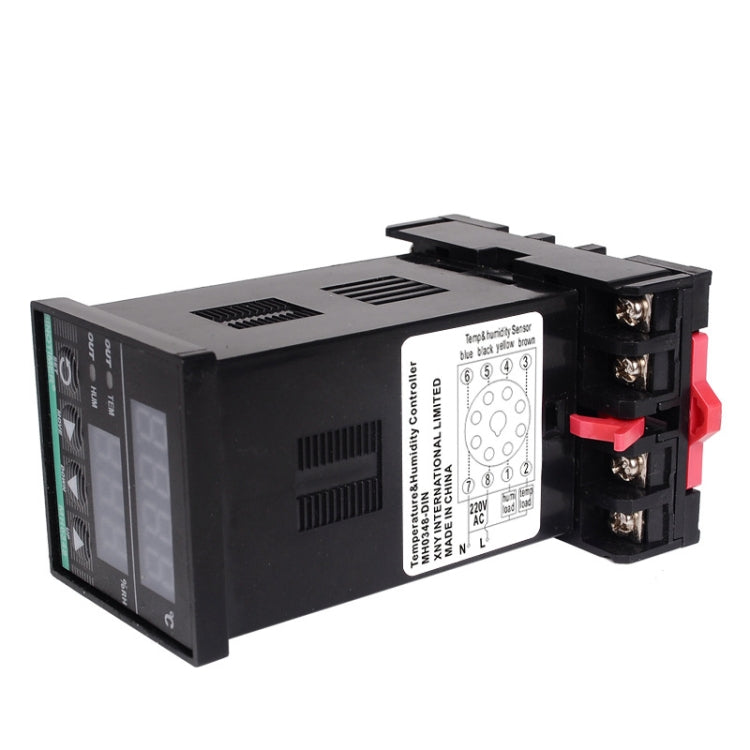 SINOTIMER MH0348-DIN Intelligent High-Precision Temperature Humidity Controller Guide Rail Installation - free shipping - PMC TechLife - Order now!