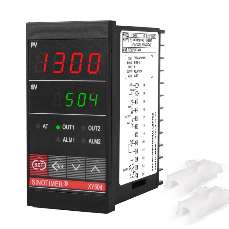 SINOTIMER XY504 Smart Temperature Control Instrument Short Case PID Heating Refrigeration Relay SSR Solid State Output - Thermostat & Thermometer by SINOTIMER | Online Shopping South Africa | PMC TechLife | Buy Now Pay Later Mobicred