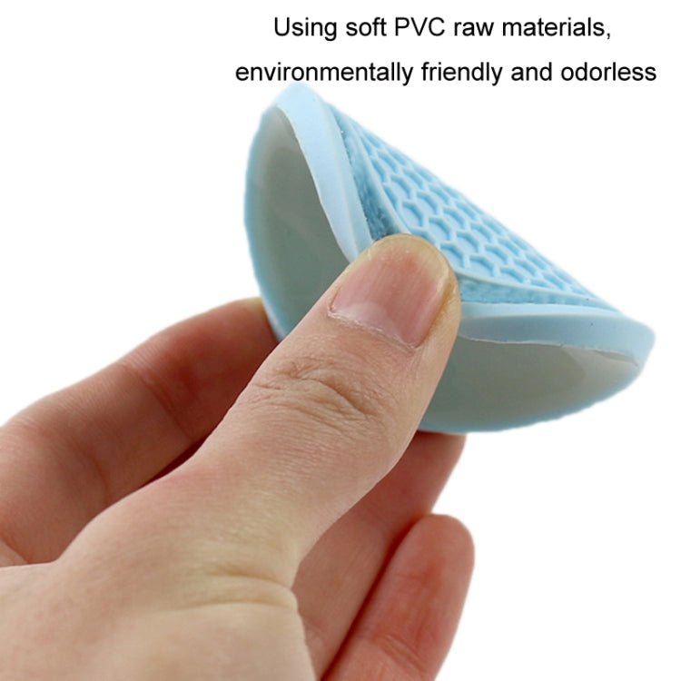 3pcs 7cm Car Diamond-free Water Coaster Interior Anti-slip Mat(Blue) - Car Drink Holders by PMC TechLife | Online Shopping South Africa | PMC TechLife