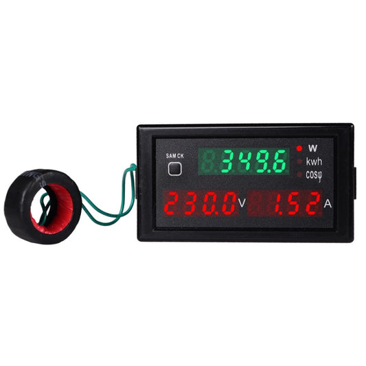 SINOTIMER SPM001 AC LED Digital Voltmeter Frequency Factors Meter Power Monitor, Specification: AC80-300V 100A - Current & Voltage Tester by SINOTIMER | Online Shopping South Africa | PMC Jewellery | Buy Now Pay Later Mobicred