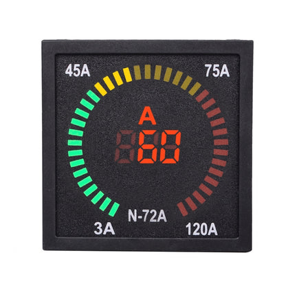 SINOTIMER N-72A AC Current Signal Indicator Square Turntable LED Digital Ammeter - Current & Voltage Tester by SINOTIMER | Online Shopping South Africa | PMC Jewellery | Buy Now Pay Later Mobicred