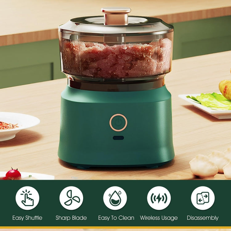 JRQ-01 Home Wireless Electric Meat Grinder Kitchen Garlic Pounder, Size: Double-click(Coffee) - Stirrer & Squeezer by PMC TechLife | Online Shopping South Africa | PMC TechLife | Buy Now Pay Later Mobicred