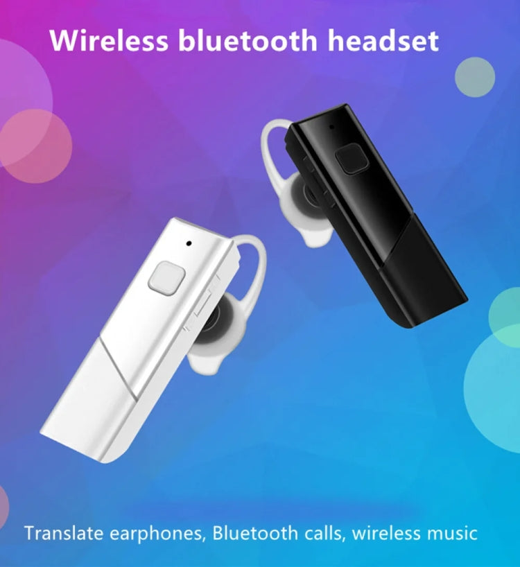 40 Languages Instant Real-Time Translation Smart Wireless BT5.0 Translation Earphone(White) -  by PMC TechLife | Online Shopping South Africa | PMC TechLife | Buy Now Pay Later Mobicred