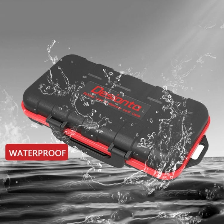 Desiontal LP-E6 Waterproof SD Card Holder Camera Battery Case(Black) -  by Desiontal | Online Shopping South Africa | PMC TechLife | Buy Now Pay Later Mobicred