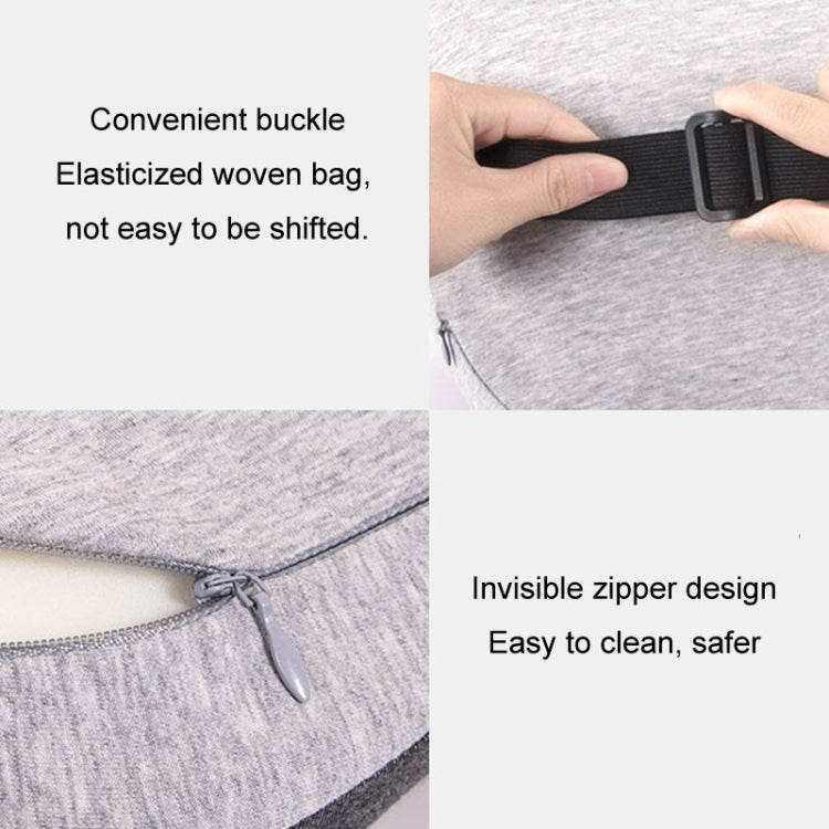 BEWALKER Car Headrest Memory Foam Neck Support Pillow Car Seat Cervical Cushion(Grey) - Seat Accessories by BEWALKER | Online Shopping South Africa | PMC TechLife | Buy Now Pay Later Mobicred