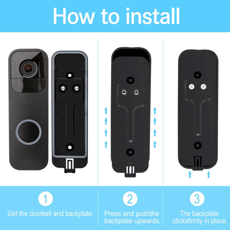 For Blink Doorbell Backplate Replacement Part(White) - Other Device by PMc TechLife | Online Shopping South Africa | PMc TechLife | Buy Now Pay Later Mobicred
