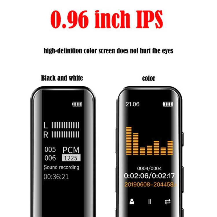 G1 0.96-Inch IPS Color Screen HD Smart Mini Noise Reduction Timer Recorder, Capacity: 16GB - Recording Pen by PMC Jewellery | Online Shopping South Africa | PMC Jewellery | Buy Now Pay Later Mobicred