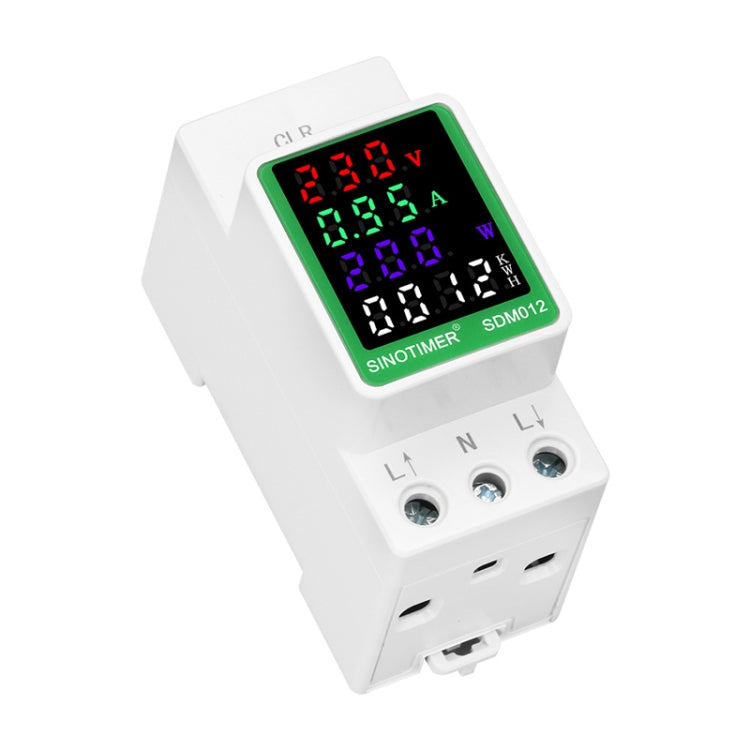 SINOTIMER DIN Rail AC Digital Display Current Voltage Power Electricity Multi-Function Tester, Model: SDM012-RS485 - Current & Voltage Tester by SINOTIMER | Online Shopping South Africa | PMC TechLife | Buy Now Pay Later Mobicred
