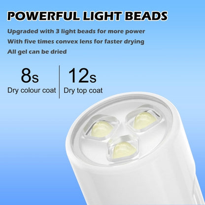 Small Portable Handheld Nail Polish Light Therapy Machine, Model: Rechargeable - Nail Dryers by PMC Jewellery | Online Shopping South Africa | PMC Jewellery | Buy Now Pay Later Mobicred